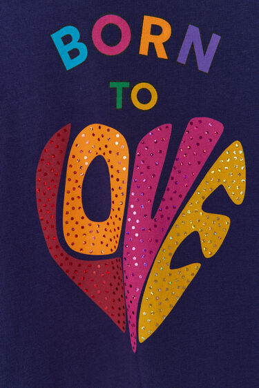 Cropped love T-shirt | Desigual